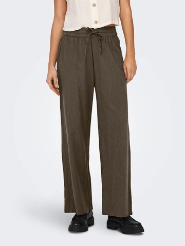 regular Pantaloni di ONLY in marrone: frontale