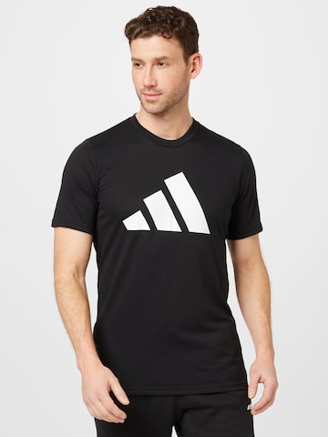 ADIDAS PERFORMANCE Performance shirt 'Train Essentials Feelready' in Black: front