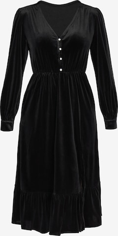 faina - Vestido de gala en negro: frente