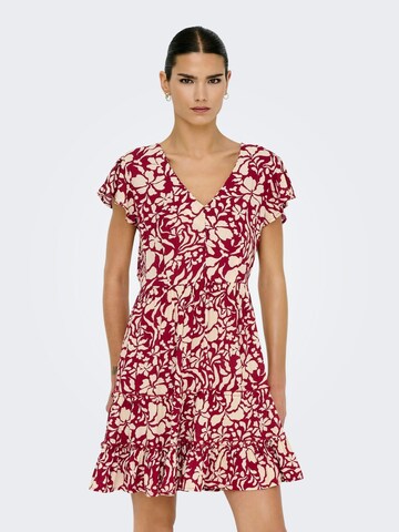 ONLY Dress 'Claudette' in Red