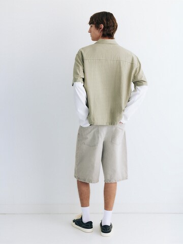 Pull&BearLoosefit Traperice - siva boja
