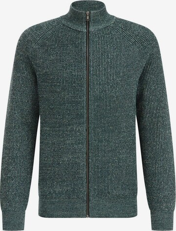 WE Fashion Knit cardigan in Green: front