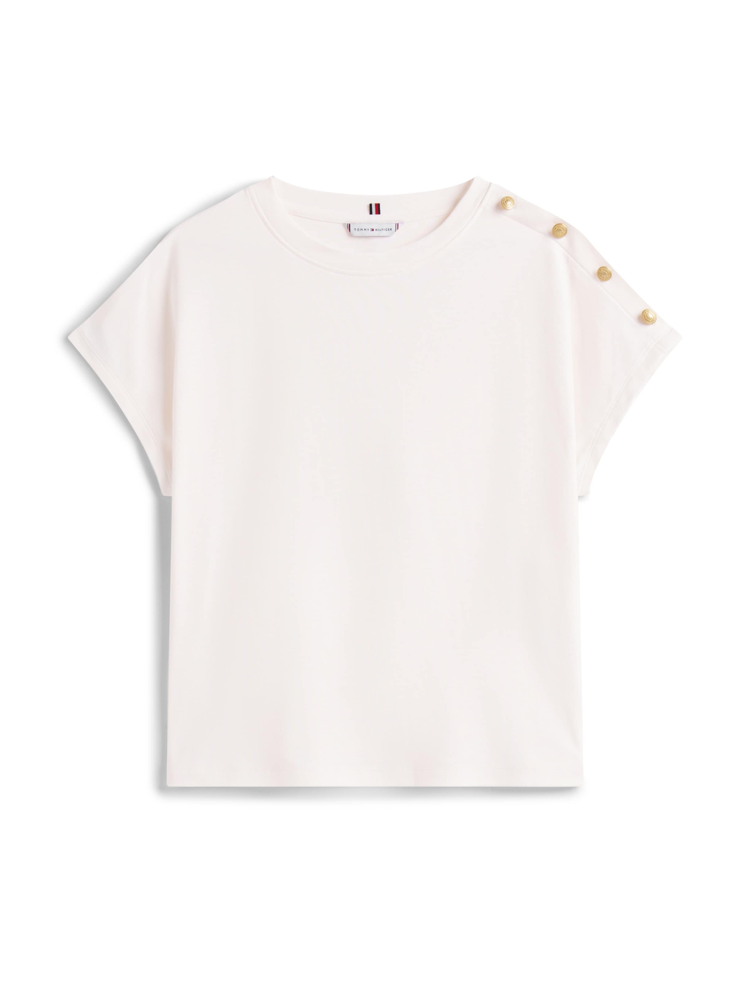 TOMMY HILFIGER Μπλουζάκι σε λευκό: μπροστά