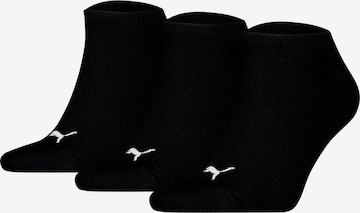 Chaussettes de sport PUMA en noir : devant