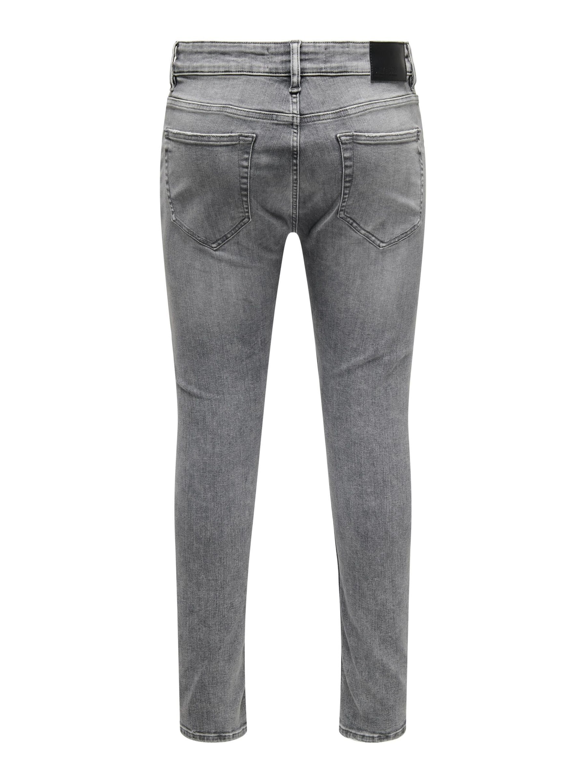 Skinny Jeans 'ONSWARP' di Only & Sons in grigio