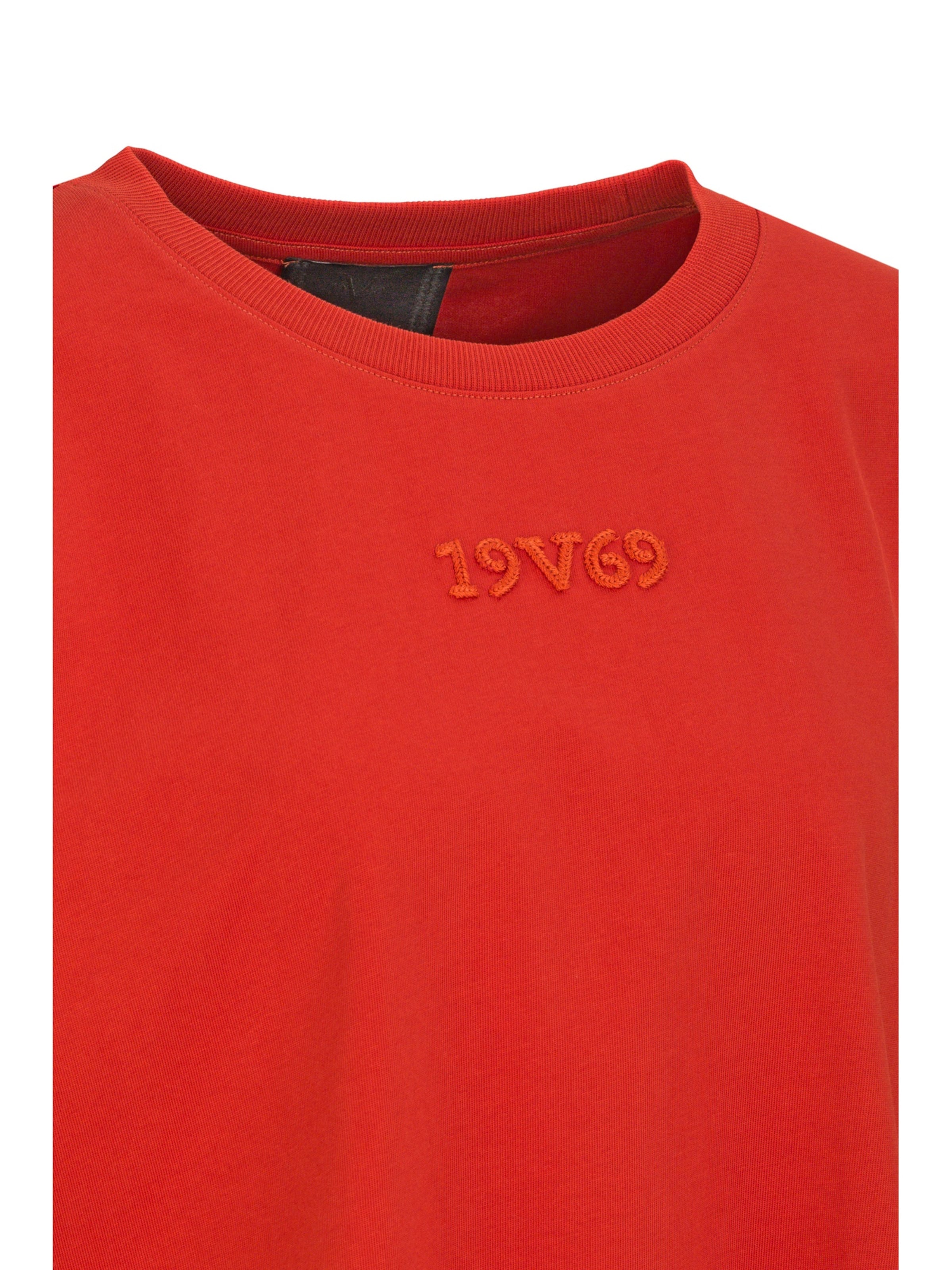 19V69 ITALIA Shirt ' Petonia Street ' in Oranje