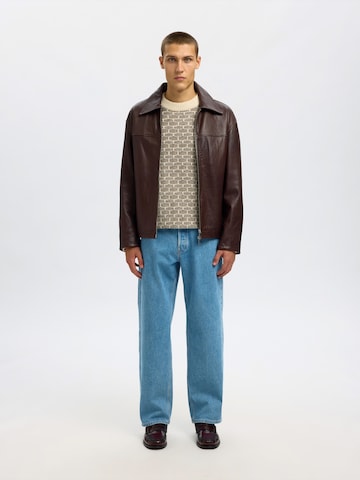 SELECTED Between-Season Jacket 'SLHNOAH' in Brown