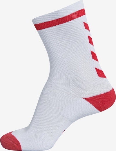 Hummel Sportsocken in dunkelpink / weiß, Produktansicht