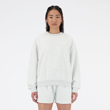 Sweat-shirt new balance en gris : devant