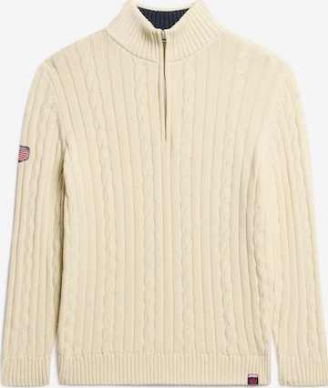 Superdry Trui in Beige: voorkant