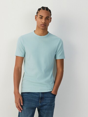 Next Shirt in Blauw: voorkant