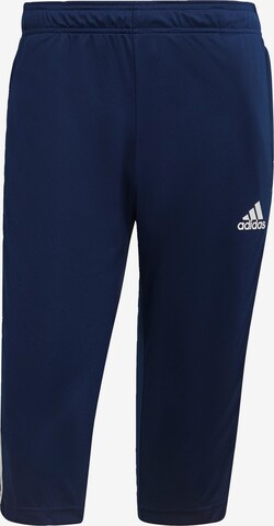 ADIDAS SPORTSWEAR Slim fit Workout Pants 'Tiro 21' in Blue: front