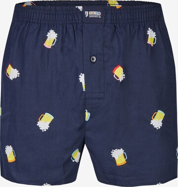 Happy Shorts Boxershorts in Blau: predná strana