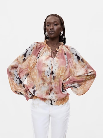 Chemisier Desigual en mélange de couleurs : devant