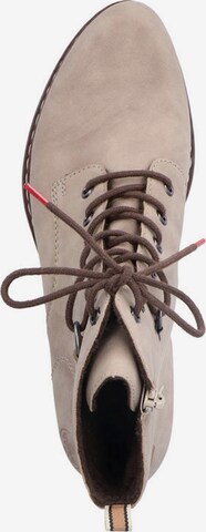 Stivaletto stringato di Rieker in beige