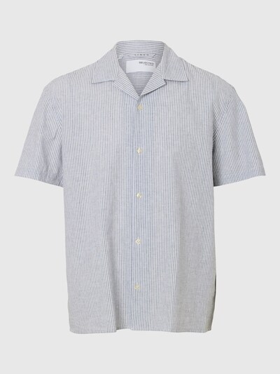 SELECTED HOMME Chemise en bleu / blanc, Vue avec produit