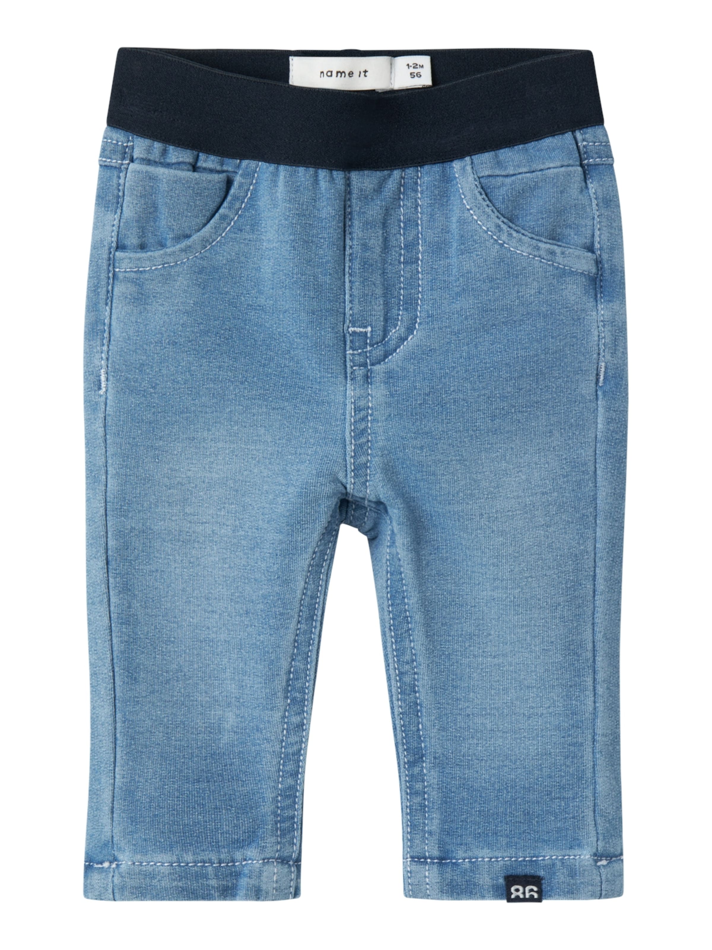 NAME IT Slim fit Pants 'NBMSilas' in Blue: front