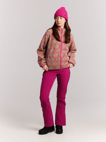 PROTEST Fleece jas 'PRTWiba' in Lila