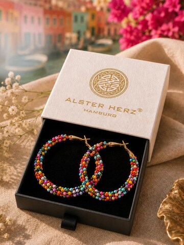Alster Herz - Pendientes '"Burano"' en Mezcla de colores