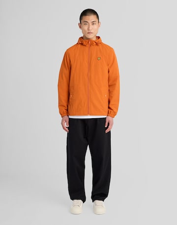 Lyle & Scott Winterjas in Oranje: voorkant