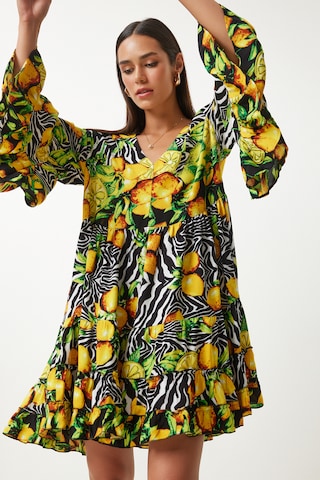 Happiness İstanbul Šaty – žlutá