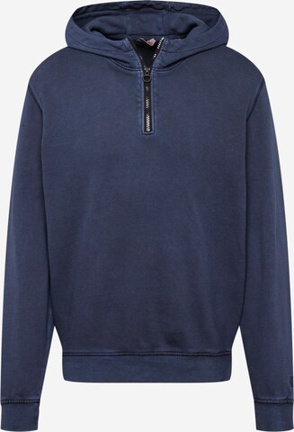 s.Oliver Sweatshirt in Blauw: voorkant