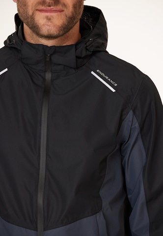 ENDURANCE Athletic Jacket 'Varberg' in Black