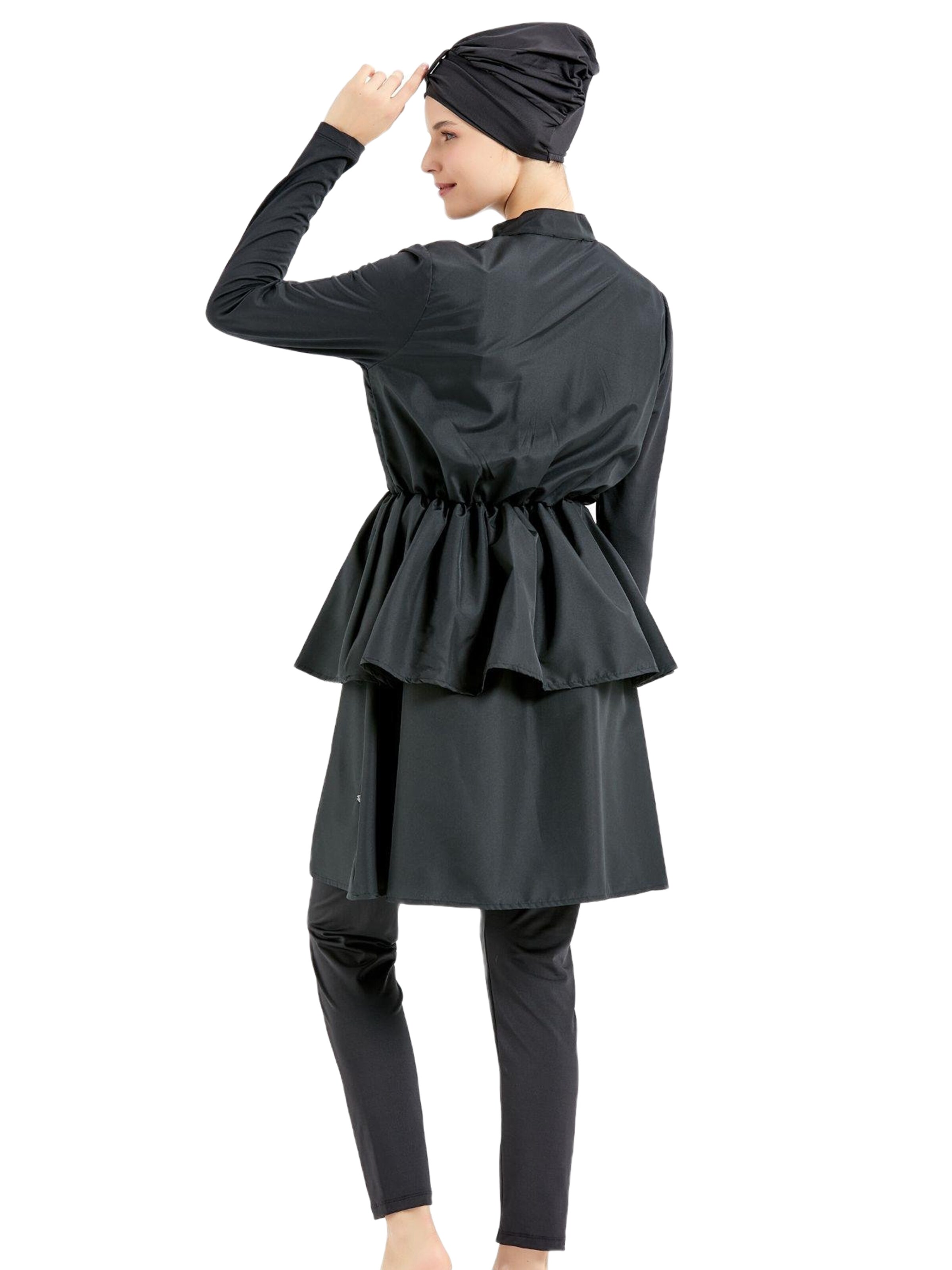 C&City Hijab Badeanzug in Schwarz