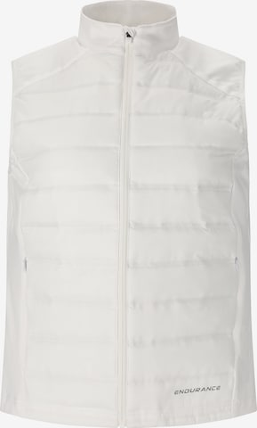 ENDURANCE Sportbodywarmer 'REITTA' in Wit: voorkant