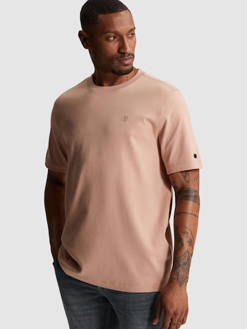 CAST IRON T-shirt 'T-shirt in interlock jersey with crew neck' i orange