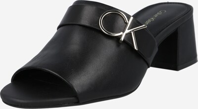 Calvin Klein Zapatos abiertos 'ALMOND' en negro / plata, Vista del producto