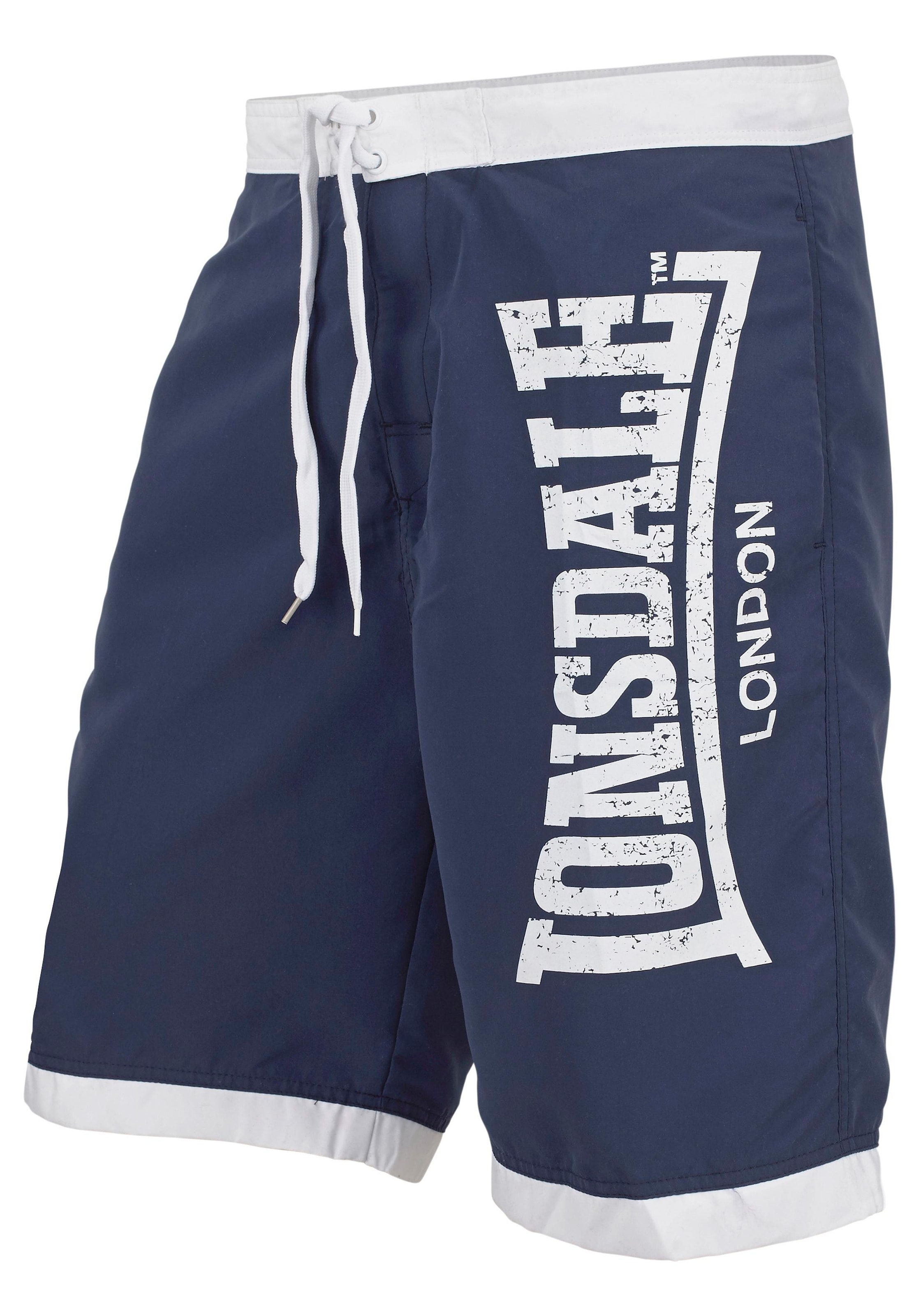 LONSDALE Swimming shorts 'Clennell' in Blue