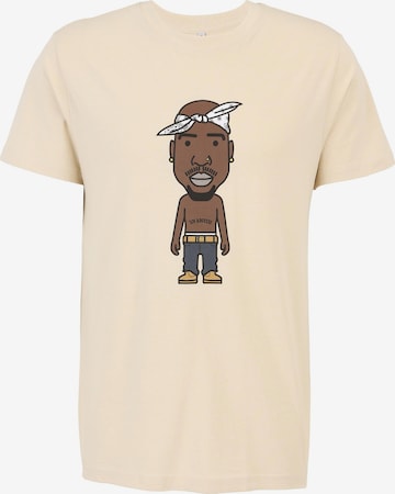 Maglietta 'LA Sketch' di Mister Tee in beige: frontale