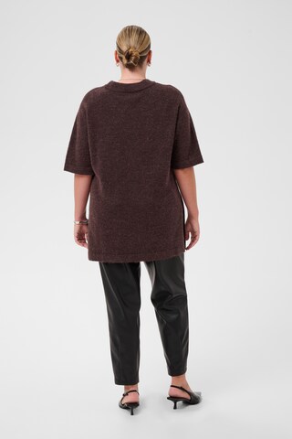 Pull-over KAFFE CURVE en marron