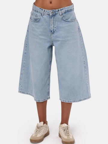 IT'S BASIC Baggy Jeans 'BAGGY BERMUDA SHORT'‌‌‌ in Blau