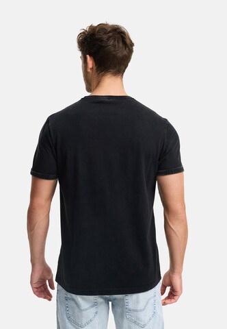 INDICODE JEANS Shirt 'INHerbst' in Zwart