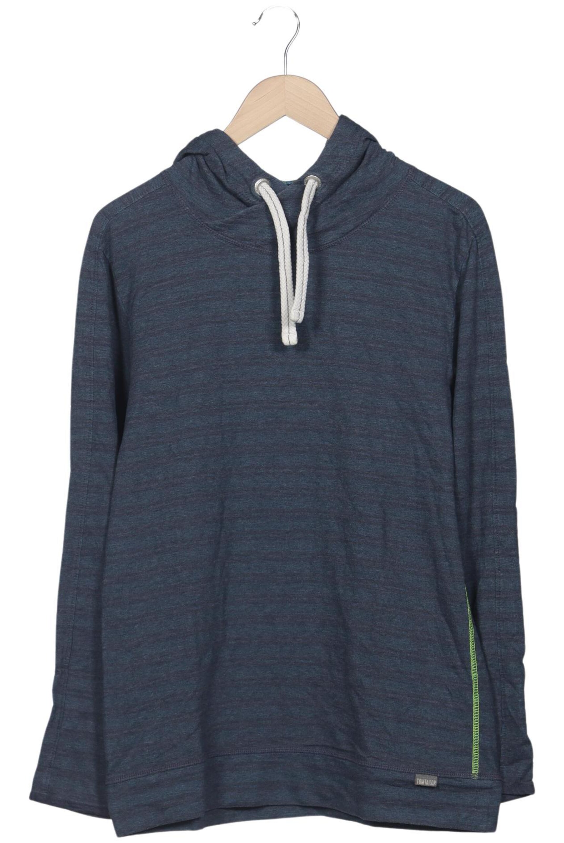 TOM TAILOR Kapuzenpullover L in Blau: Vorderseite