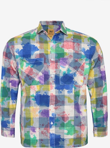Campus Sutra Regularny krój Koszula ' Tikva ' w kolorze mieszane kolory: przód