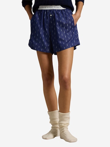 Polo Ralph Lauren Pyjamabroek in Blauw: voorkant