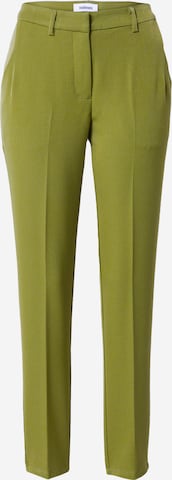 minimum Regular Pleated Pants 'HALLI' in Green: front