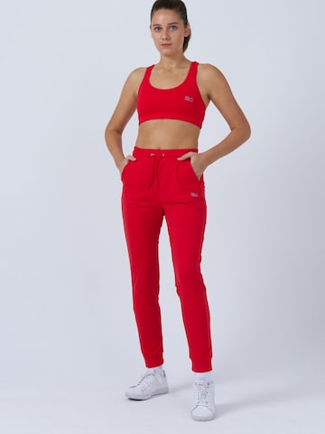 SPORTKIND Sporthose 'Jogging Pants' in Rot: Vorderseite