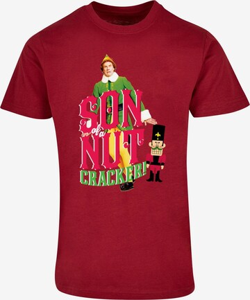 ABSOLUTE CULT Shirt 'Elf - Nutcracker' in Rood: voorkant