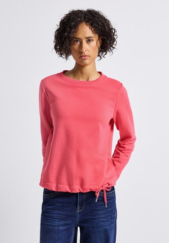 STREET ONE Sweatshirt in Pink: front