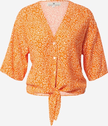 FREEMAN T. PORTER Blouse 'Boxina Ixia' in Oranje: voorkant