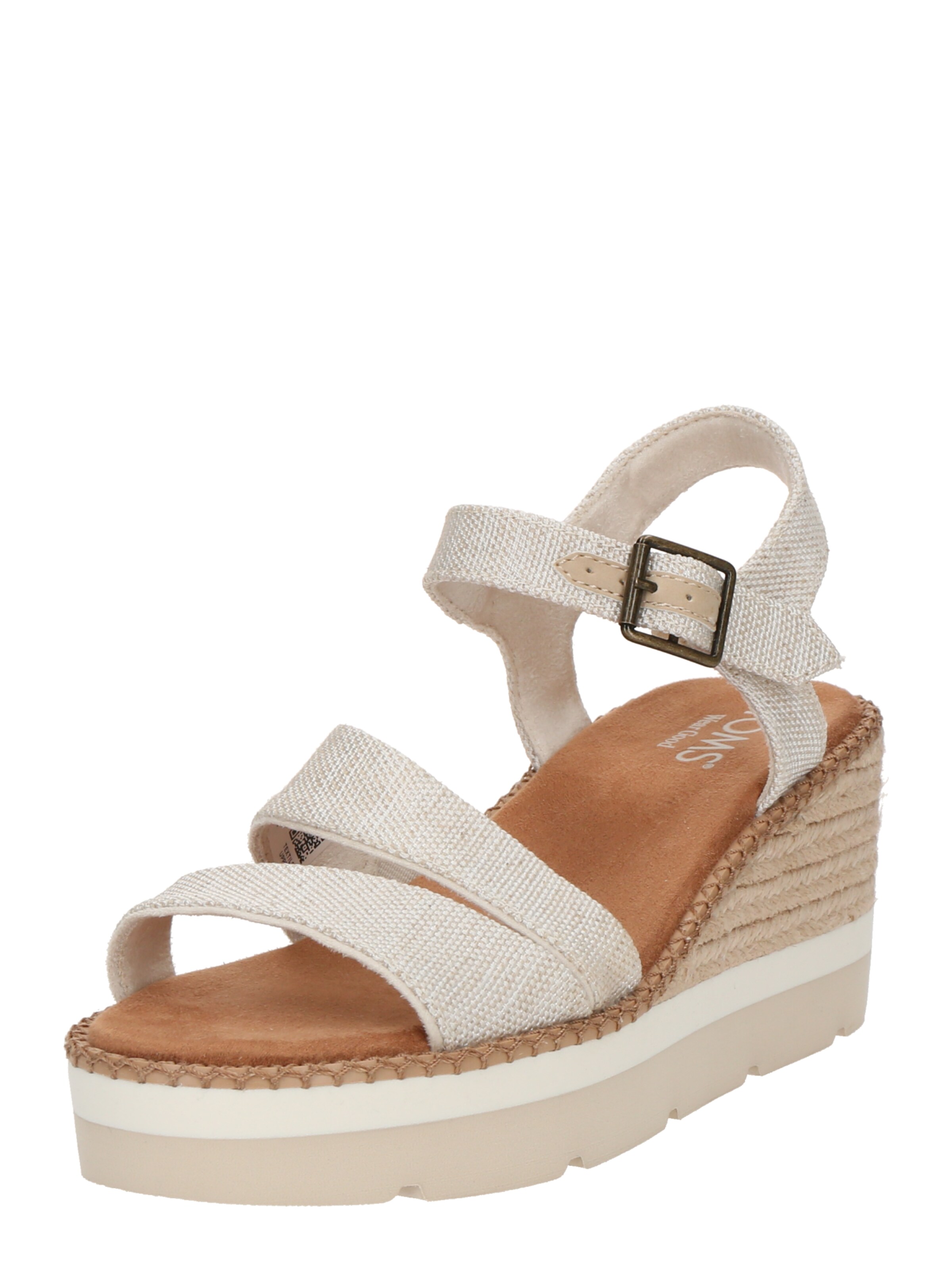 TOMS Sandali s paščki 'DARYA' | bela barva: sprednja stran