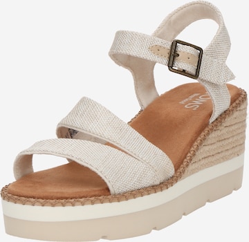 TOMSSandale s remenčićima 'DARYA' - bijela boja: prednji dio