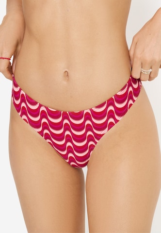 LSCN by LASCANA Σλιπ μπικίνι σε ροζ: μπροστά
