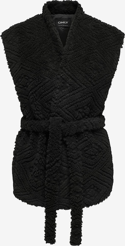 Gilet 'ISABELLA' ONLY en noir : devant