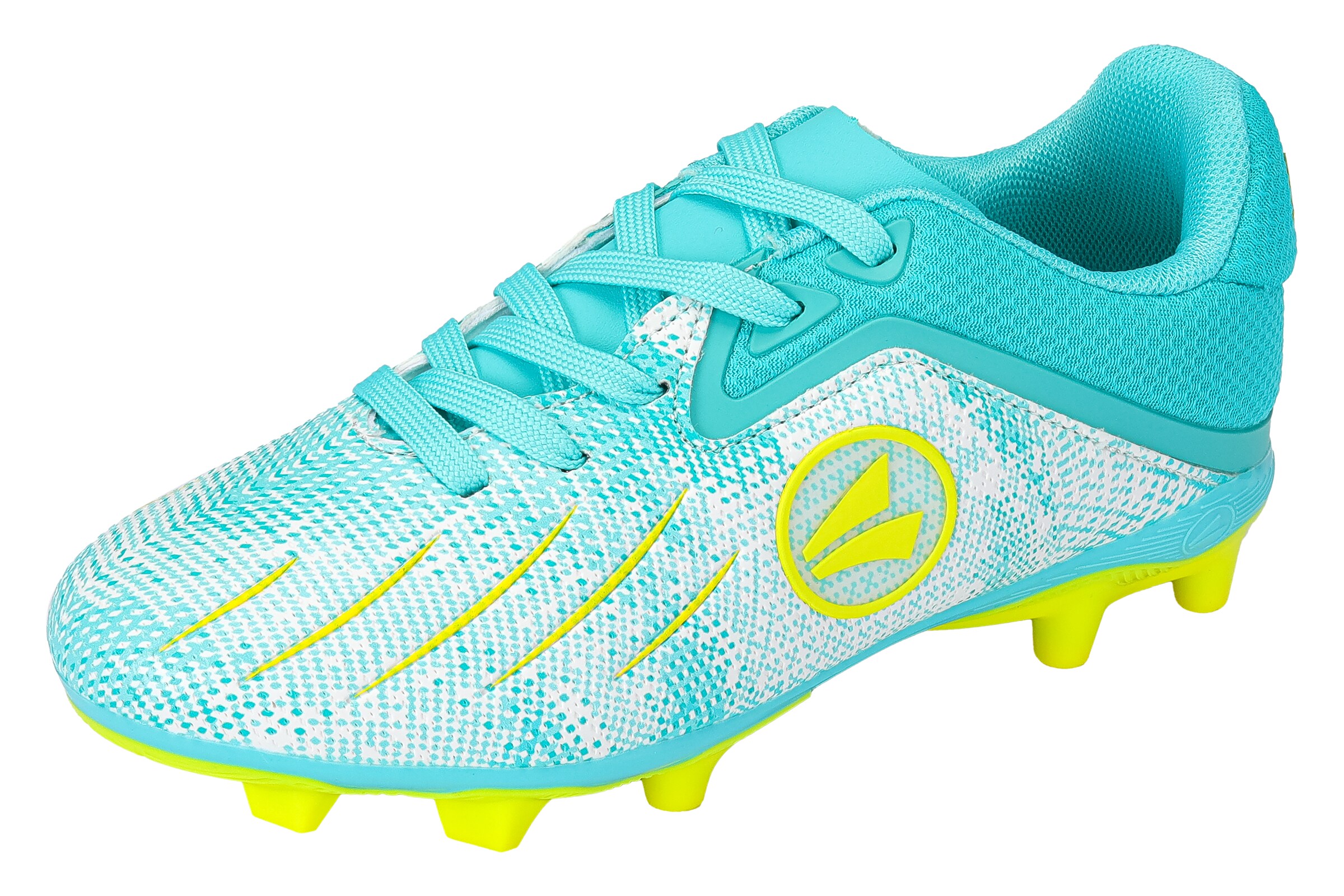 JAKO Soccer Cleats in Green: front