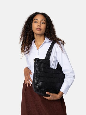 RE:DESIGNED Shopper ' Nargo ' in Zwart: voorkant